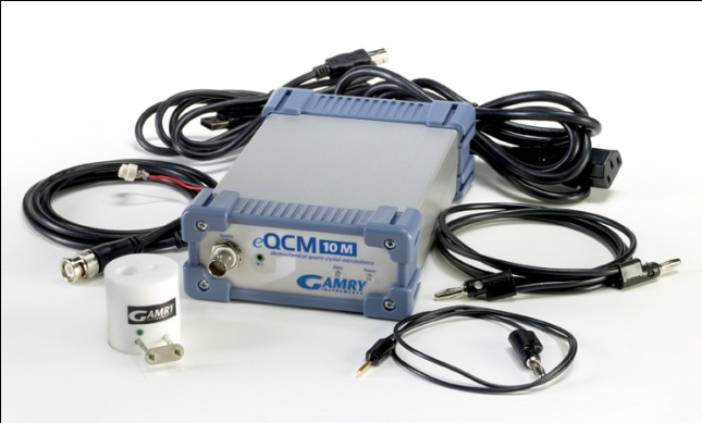 eQCM 10M is shipped with the Gamry Resonator Software