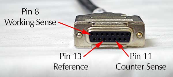  Pins in the Sense cell cable