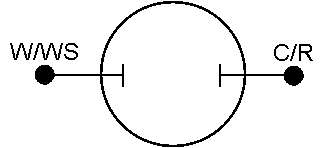 Two-electrode battery connection